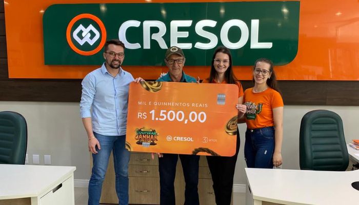 Foto - Assessoria Primeiro sorteio da campanha Cooperar é Ganhar contempla 10 cooperados da Cresol Integração